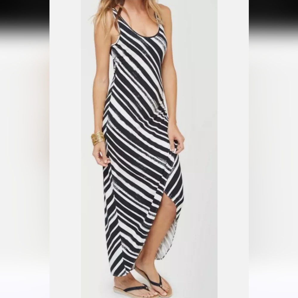 Tommy Bahama Maxi Dress, Brushed Breaker Tambour Maxi Dress, Size Medium…
